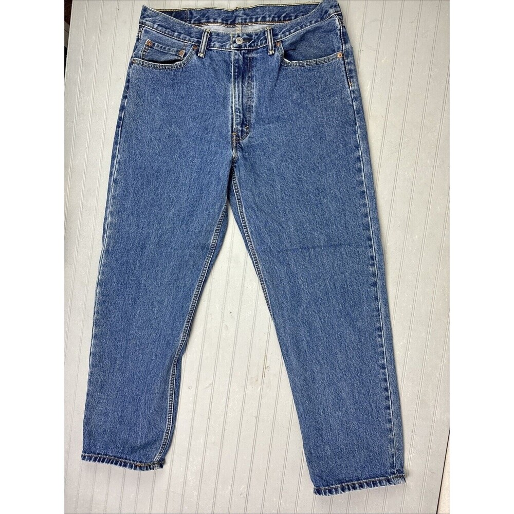 Levi 550 Size 36x30 Mens Jeans Cotton Med Wash Straight